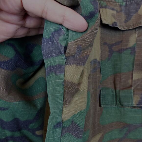VTG Military USMC Shirt M RDF ERDL Camo 70s Jungle Coat Hot Weather Ripstop - Picture 9 of 15